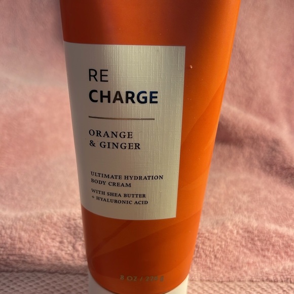 NWOT BBW Aromatherapy ORANGE GINGER Ultimate Hydration Ultimate Body Cream 8 OZ - Picture 4 of 5